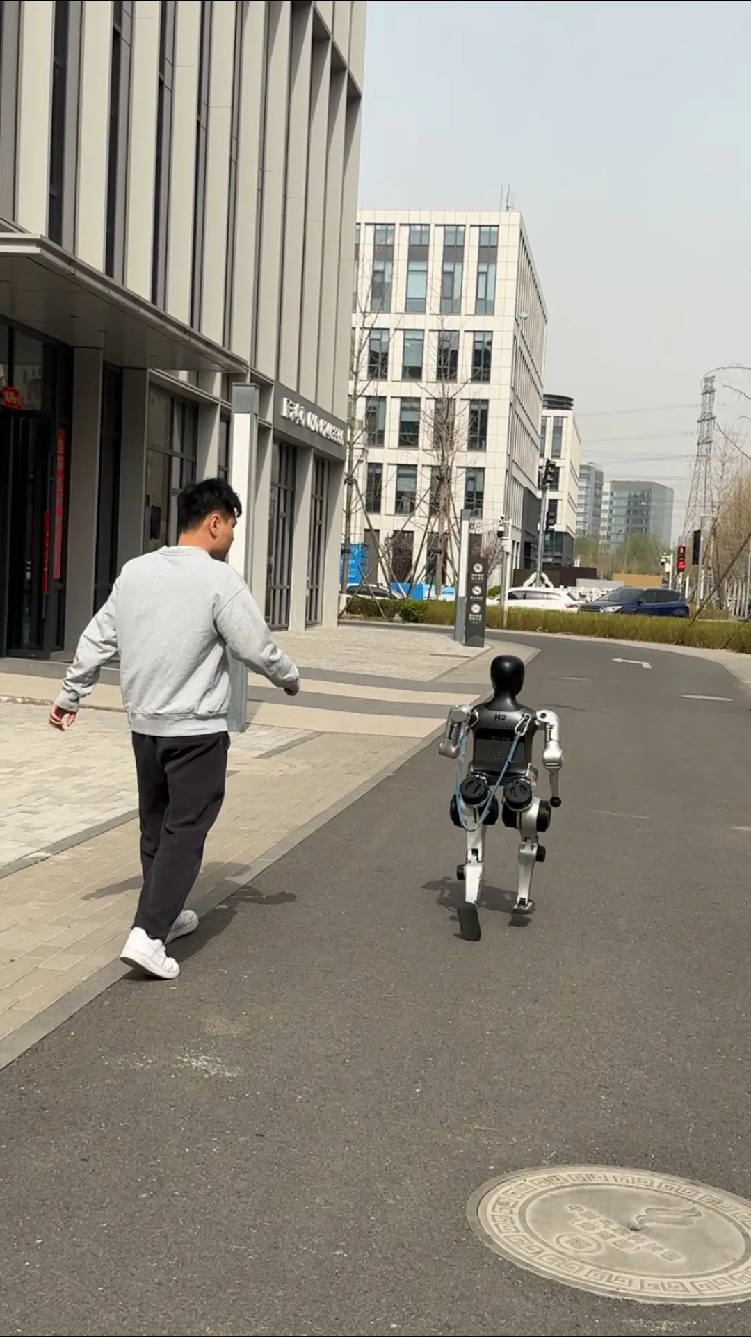 Robots Team Up for a Marathon: A Large-Scale "Performance"