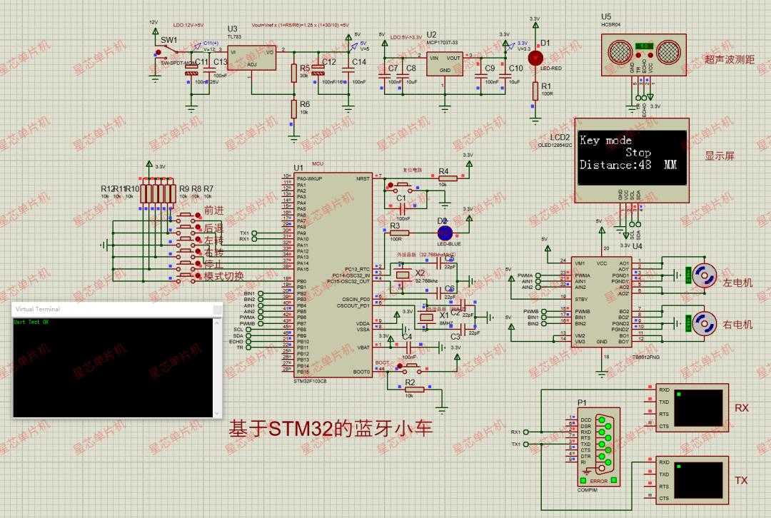Design of a Bluetooth Car Based on STM32