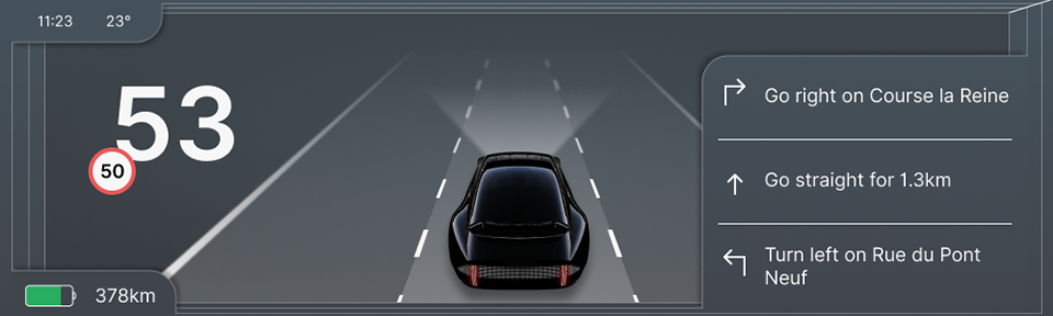 In-Car Displays | A New Concept for Automotive Touch Interaction