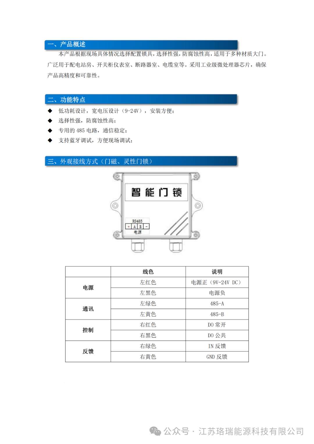 Smart Door Lock (Supports Modbus & LoRa)