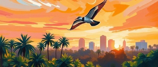 How Urbanization Shapes Bird Behavior: A Study on the Differences in Mobility and Exploration of Spur-Winged Lapwings