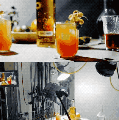 The Flying Food in Advertisements is Not Computer Graphics: Military Equipment Used in the Filming Process