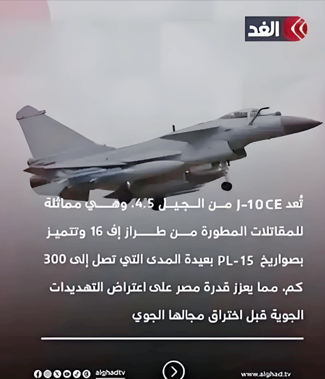 Tightly Concealed! J-10C Appears in Egypt, Multiple US Defense Officials Dismissed - Is Action Imminent?