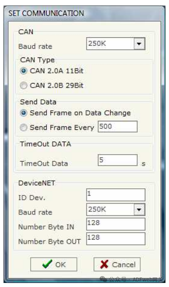 CAN Bus to DeviceNet - ADFweb Gateway Converter