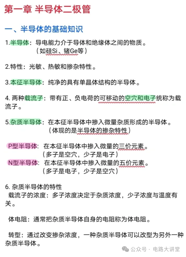 Summary of Analog Electronics Knowledge (Part 1) | Semiconductor Diodes