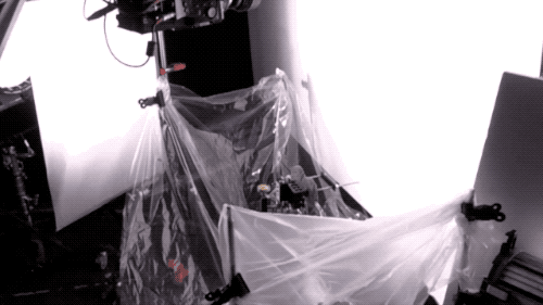 The Flying Food in Advertisements is Not Computer Graphics: Military Equipment Used in the Filming Process