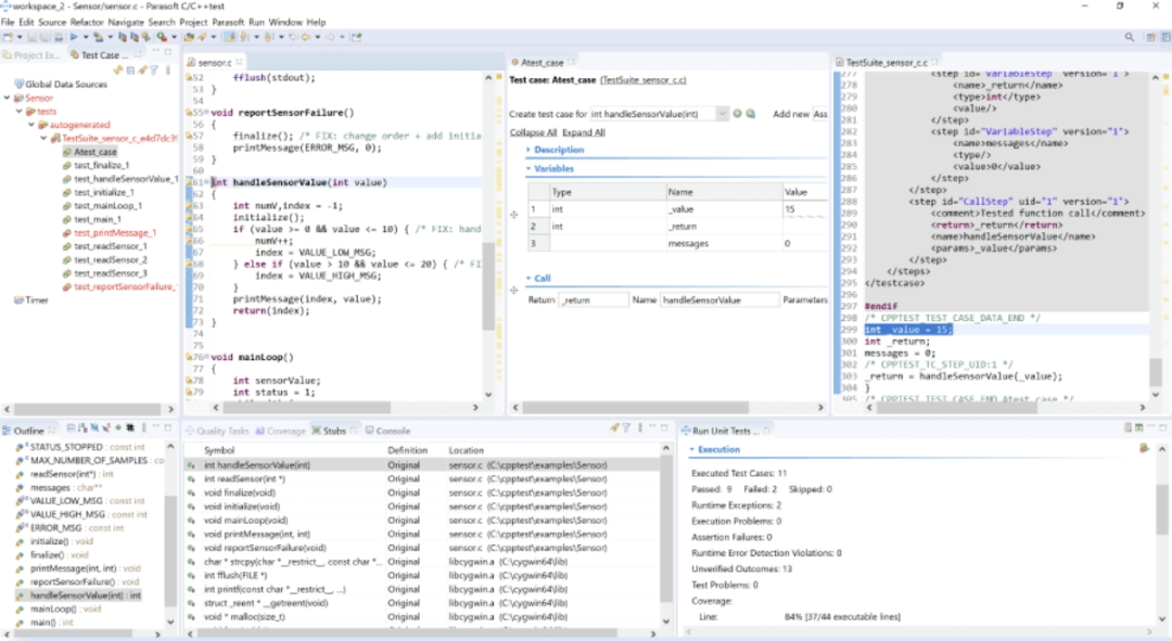 Three Breakthrough Technologies of Parasoft: The Ultimate Tool for Embedded C/C++ Testing