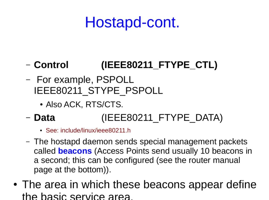 Advanced Topics in Linux Kernel Networking: Linux Wireless