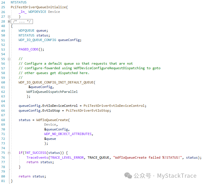 Windows PCI Device Driver Development Guide: Introduction to Driver Template Code