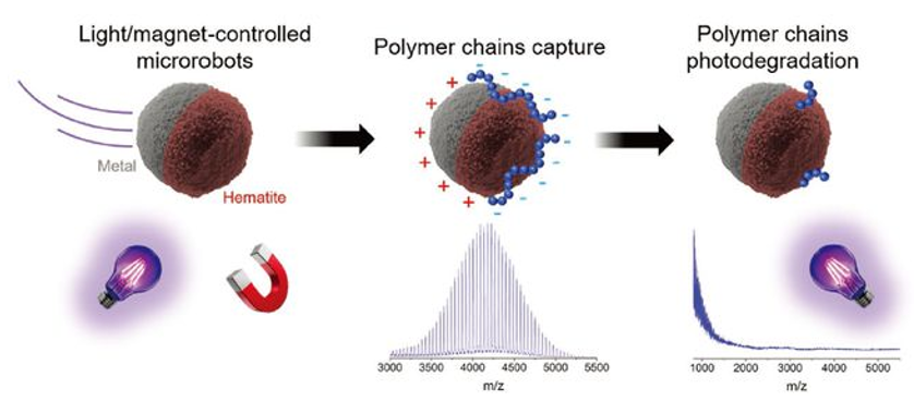 News | Micro Robots for Polymer Degradation; Electro-Controlled Adhesive Hydrogels for Climbing Robots; Georgia Tech's "Aggregated Particle Robots"