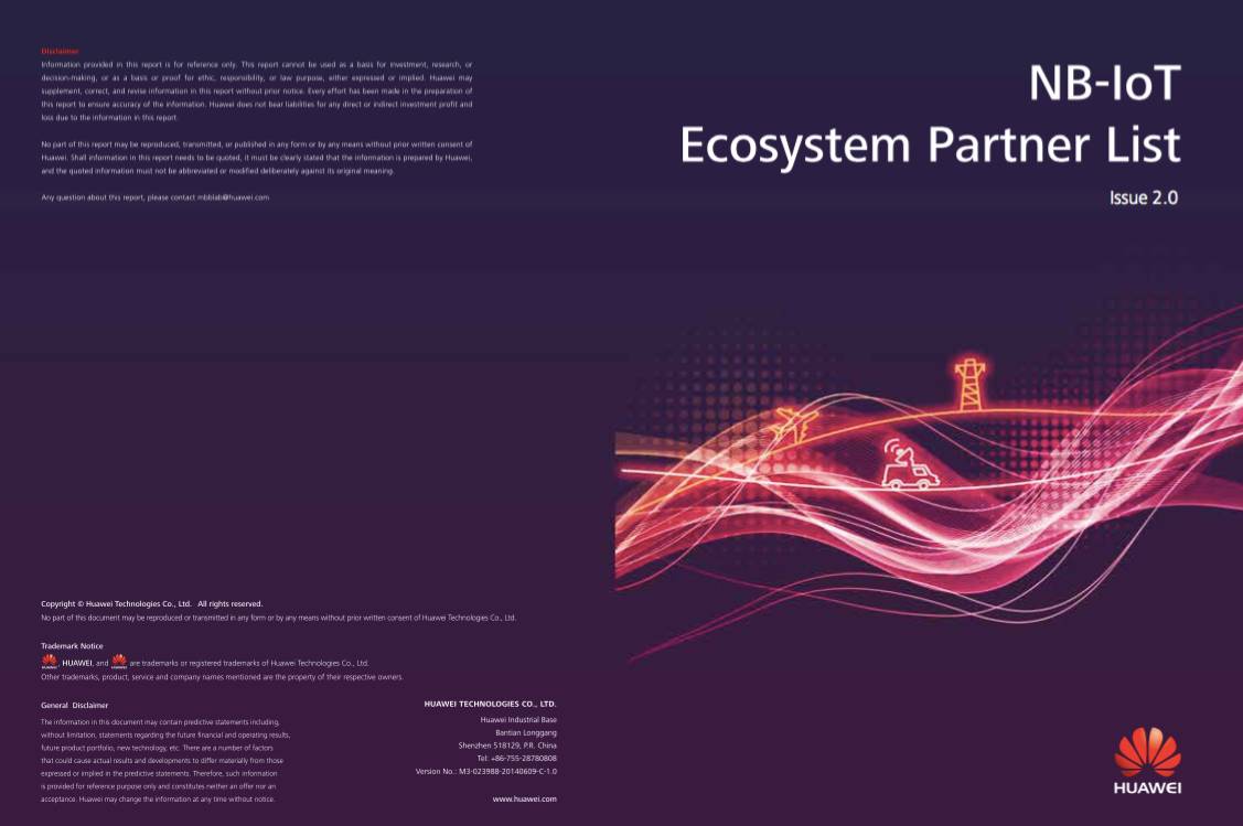 Global NB-IoT Ecosystem Briefing