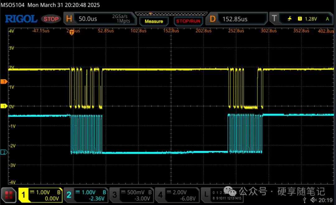 I2C Waveform Diagram Explanation