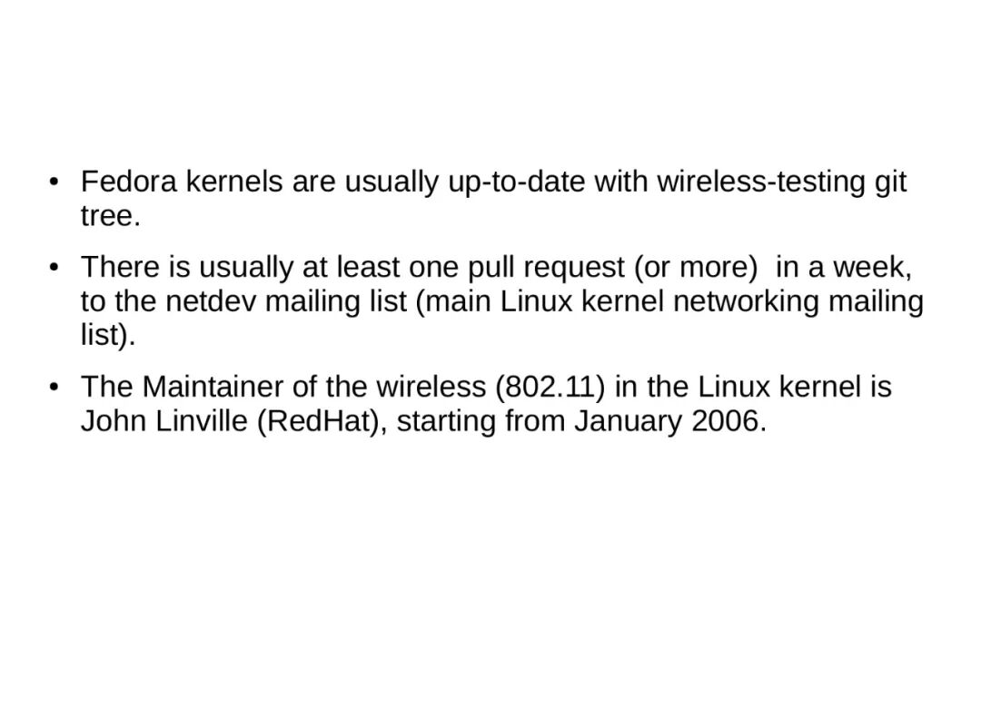 Advanced Topics in Linux Kernel Networking: Linux Wireless