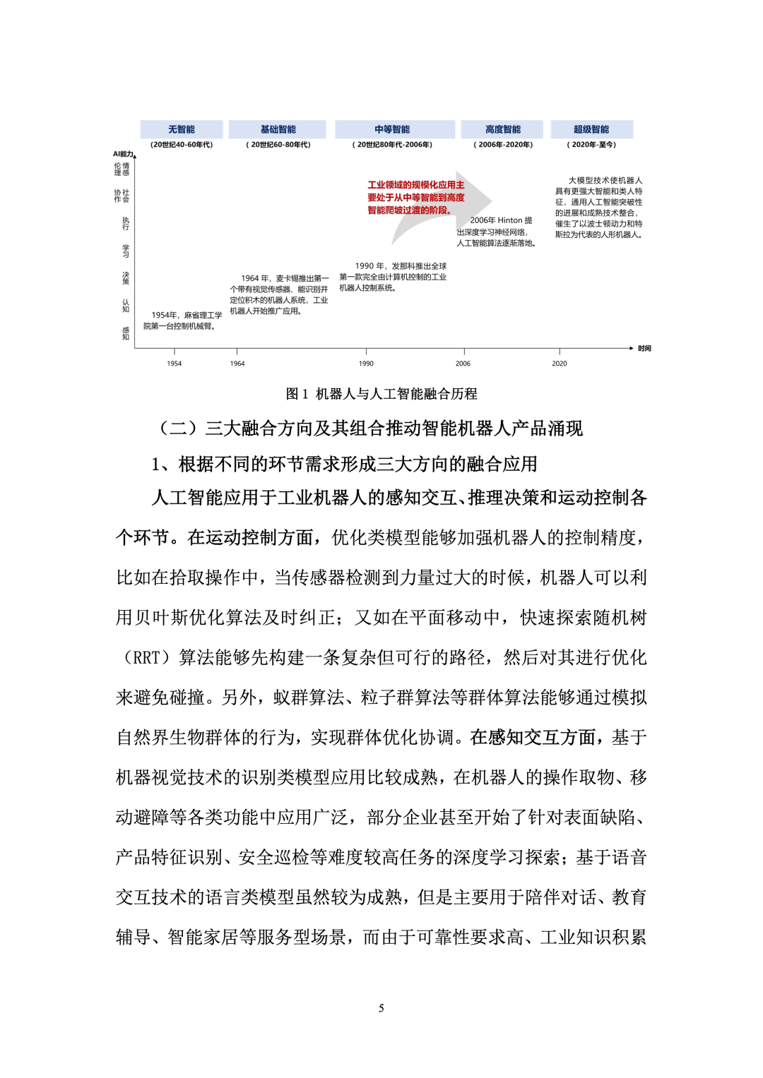 Research Report on Industrial Applications of Robotics and Artificial Intelligence