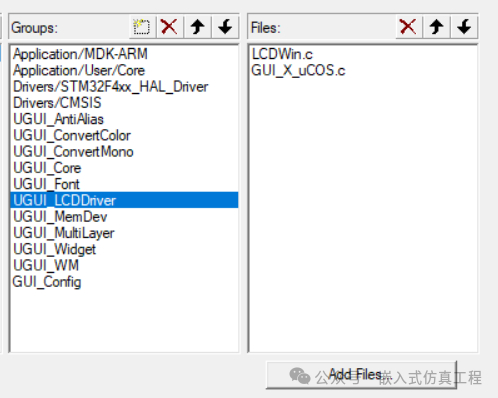 Porting and Simulation of the Open Source GUI Library uC/GUI