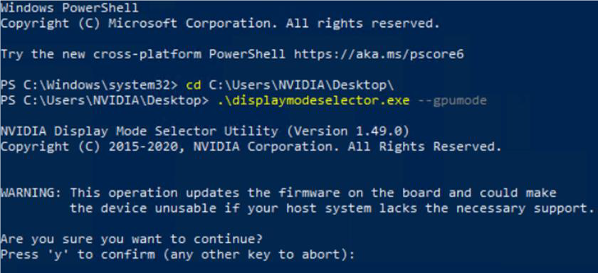 Virtualization Tutorial (10): Guide to Using the NVIDIA Display Mode Selector Tool