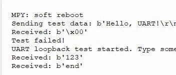 ESP32 MicroPython UART Testing