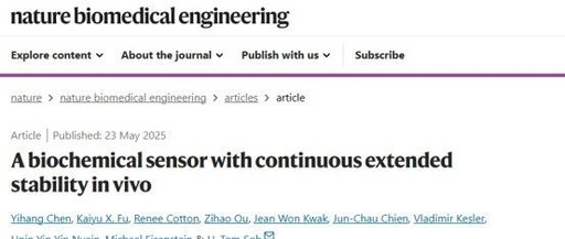 Achieving Continuous and Stable Monitoring Inside the Body: Breakthroughs and Prospects of New Biochemical Sensors