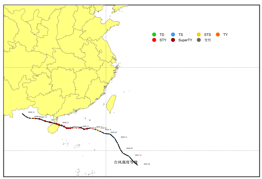MATLAB Typhoon Path Visualization