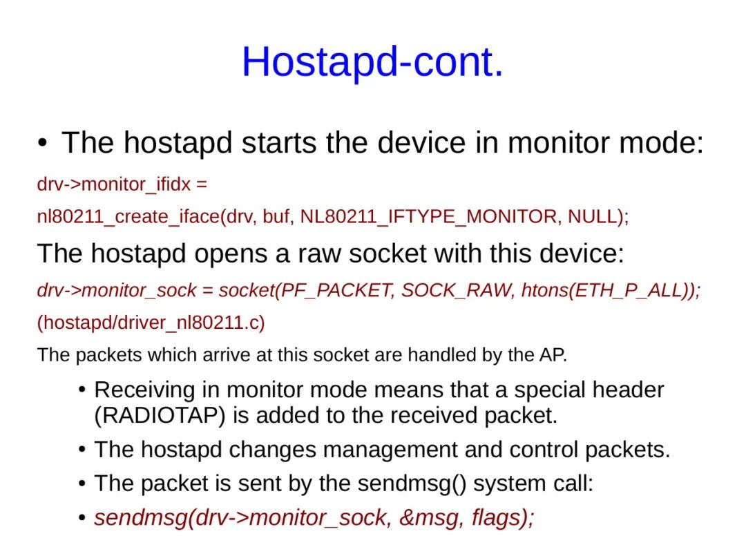 Advanced Topics in Linux Kernel Networking: Linux Wireless