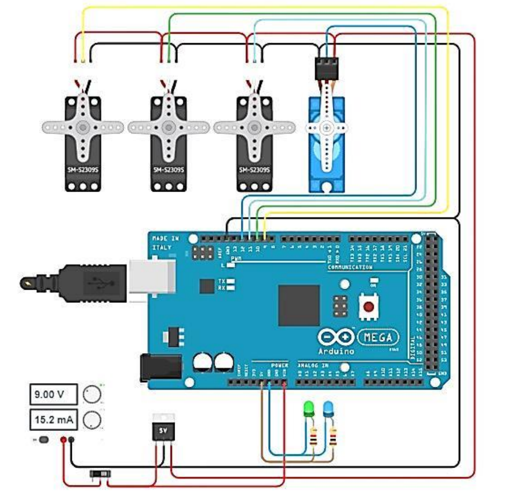 Design of a Small Robotic Arm Based on Inverse Kinematics and Its Application in Grasping and Placing Tasks