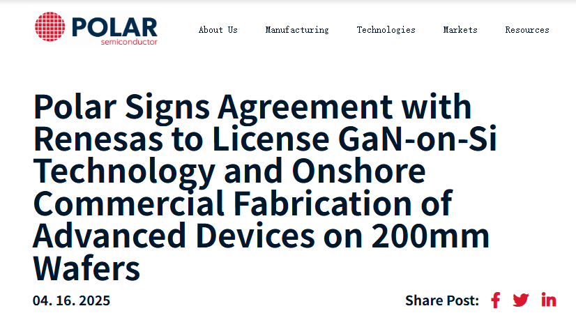 Renesas Electronics: From SiC Withdrawal to Strategic GaN Layout