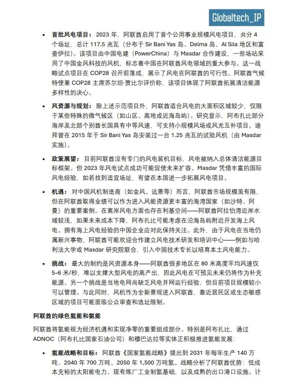 Hydrogen and Ammonia Opportunities for Chinese Enterprises in the GCC by 2025