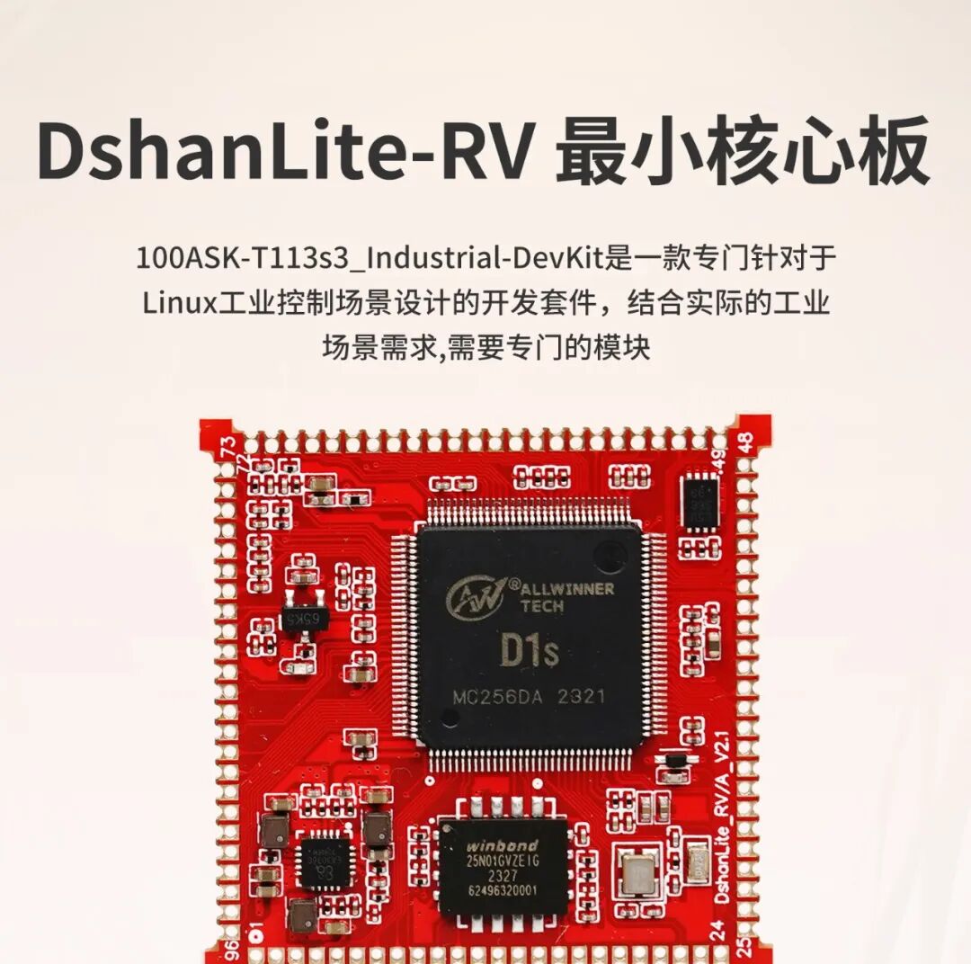 DshanLite-RV Minimal Board: Domestic Allwinner RISC-V C906 Supports Linux RTOS for RISC-V Architecture Development - The Preferred Choice for DIY Product Design