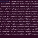 Method for Analyzing Backtrace Information of ESP32 Crash