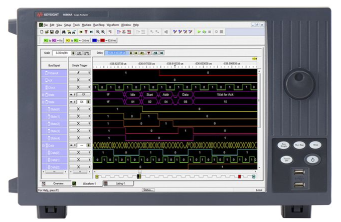 16862A 68-Channel Portable Logic Analyzer