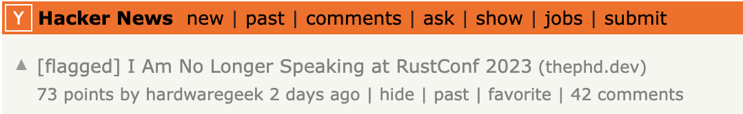 The Ongoing Turmoil Within the Rust Community