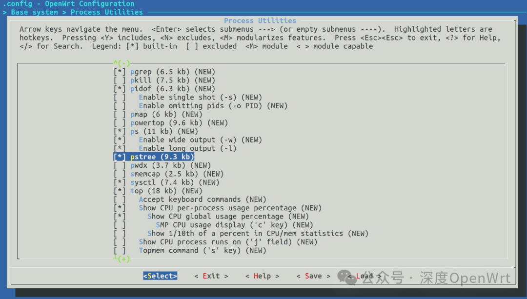 Integrating the pstree Tool into OpenWrt