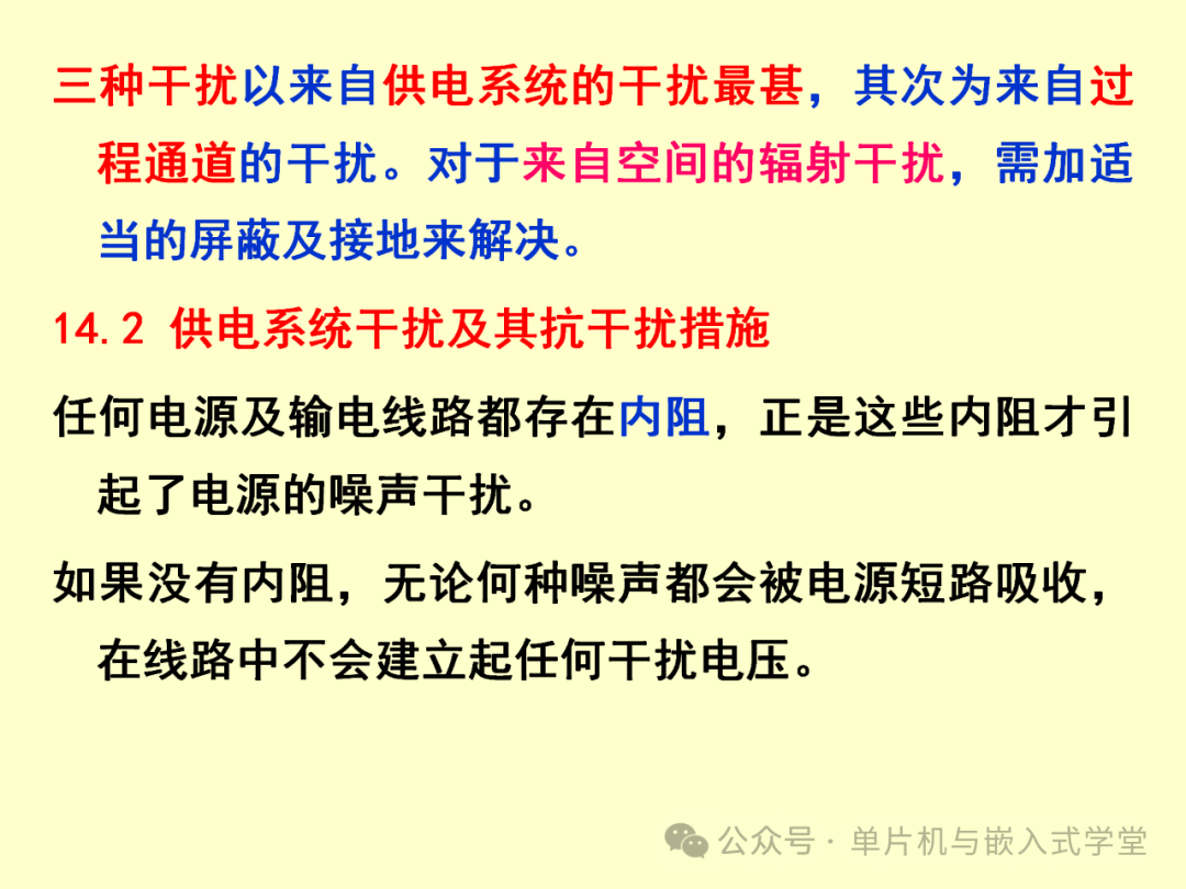Reliability and Anti-Interference Design of Microcontroller Application Systems