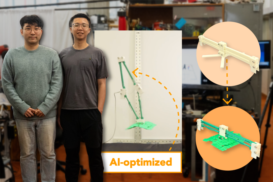 Robotic Design Enters the AI Era: Automatic Generation from Input Commands and Direct 3D Printing