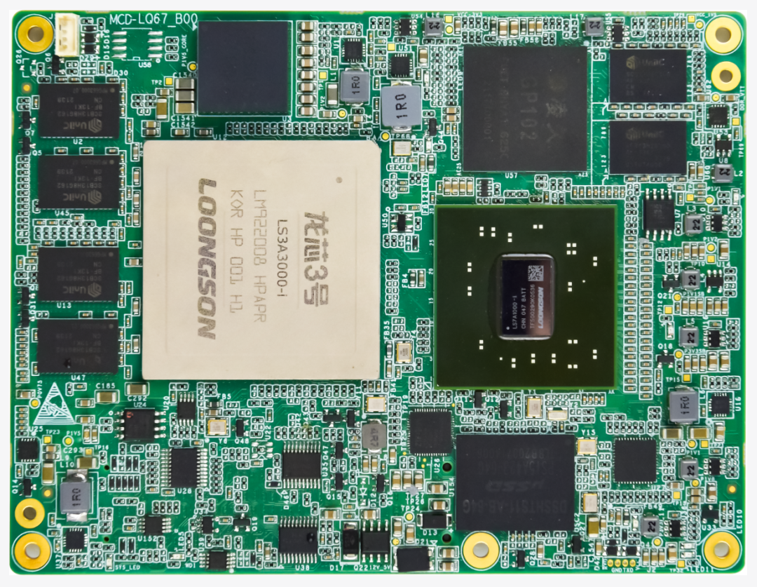 MCD-LQ67 - Loongson 3A3000 7A1000 COMe Core Board