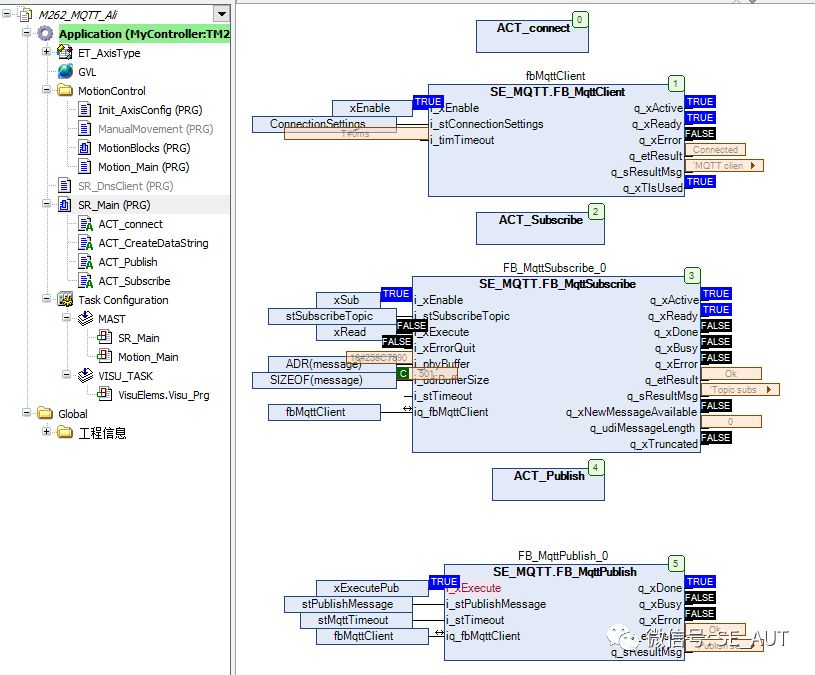 Connecting Modicon M262 to Alibaba Cloud via MQTT