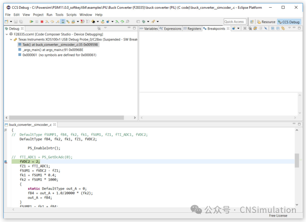 PIL Simulation with PSIM Processor