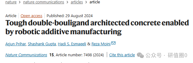 63% Toughness Leap: 3D Printed Double Helix Structure Concrete by Robots