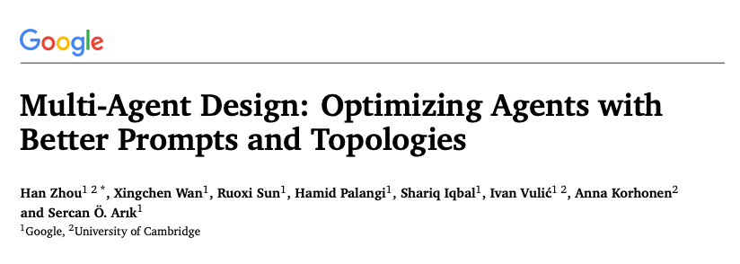Google Research Finds: The Core of Multi-Agent Systems is Prompt Design!
