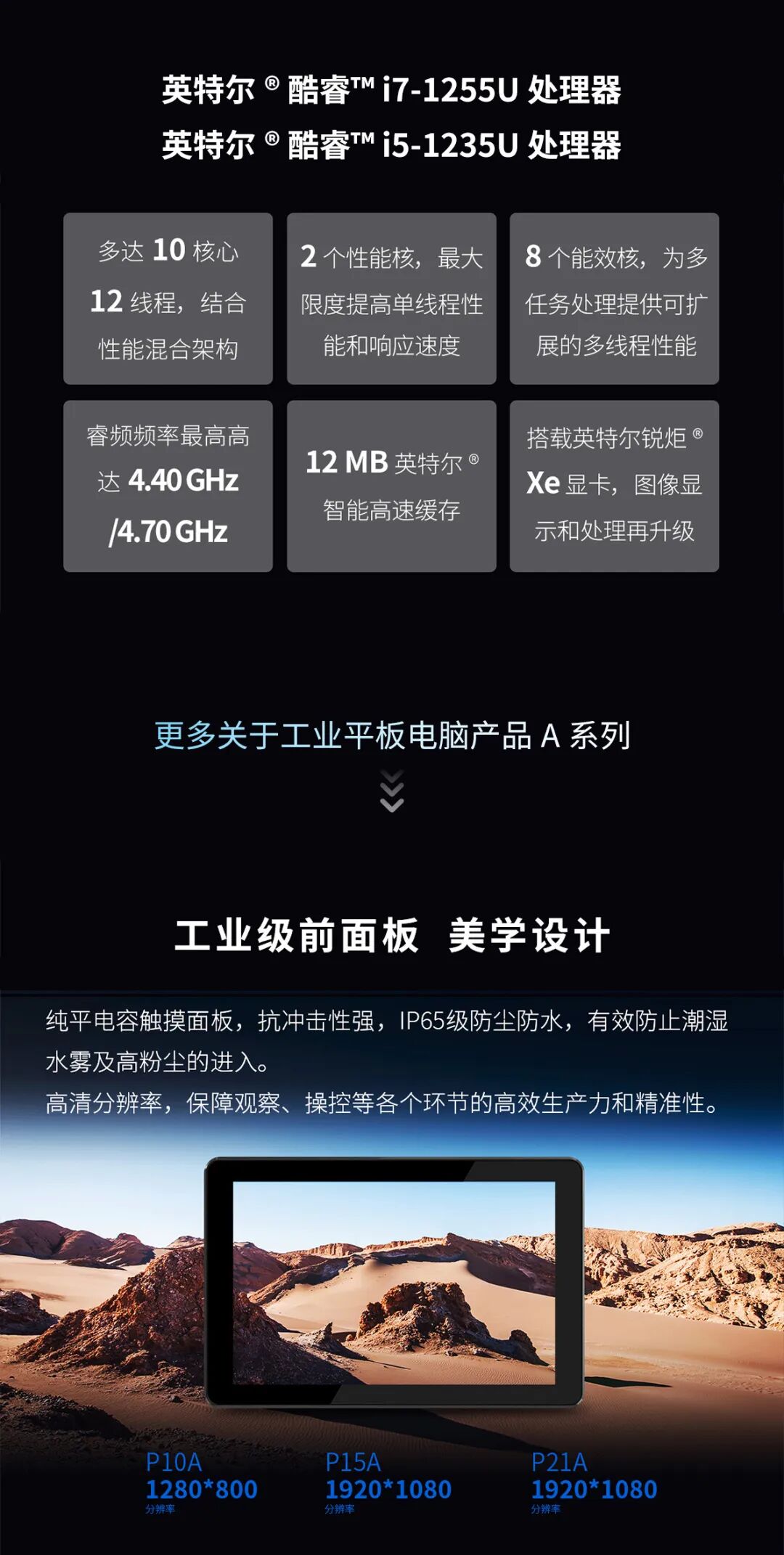 New 12th Generation Intel Core Industrial Tablet for High-Performance Computing