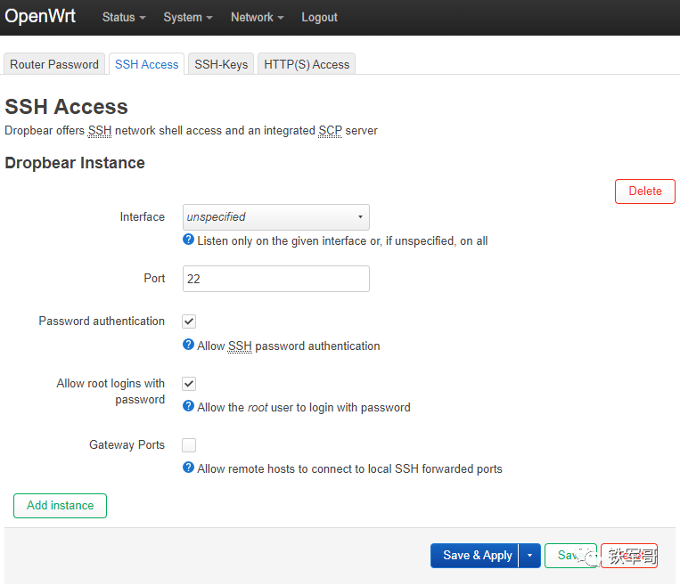 Configuring OpenWrt in One-Arm Router Mode
