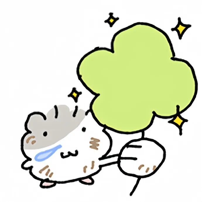 Somchi, the Cotton Ball Hamster!