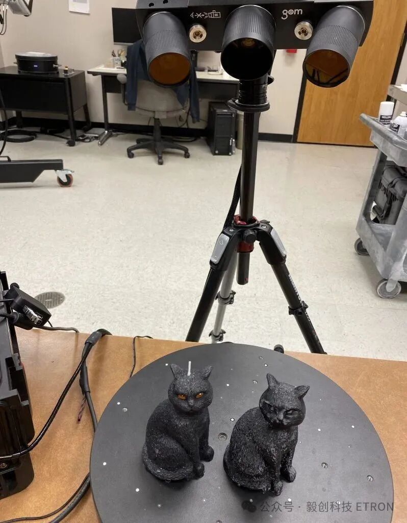 3D Scanning of Cat-Shaped Wax Figures for 3D Printing Projects