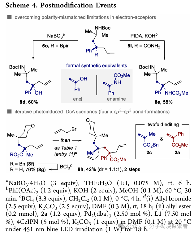 Photoinduced Decarboxylative Allylation: Dual Atom Substitution for sp3 Fragment Skeleton Editing