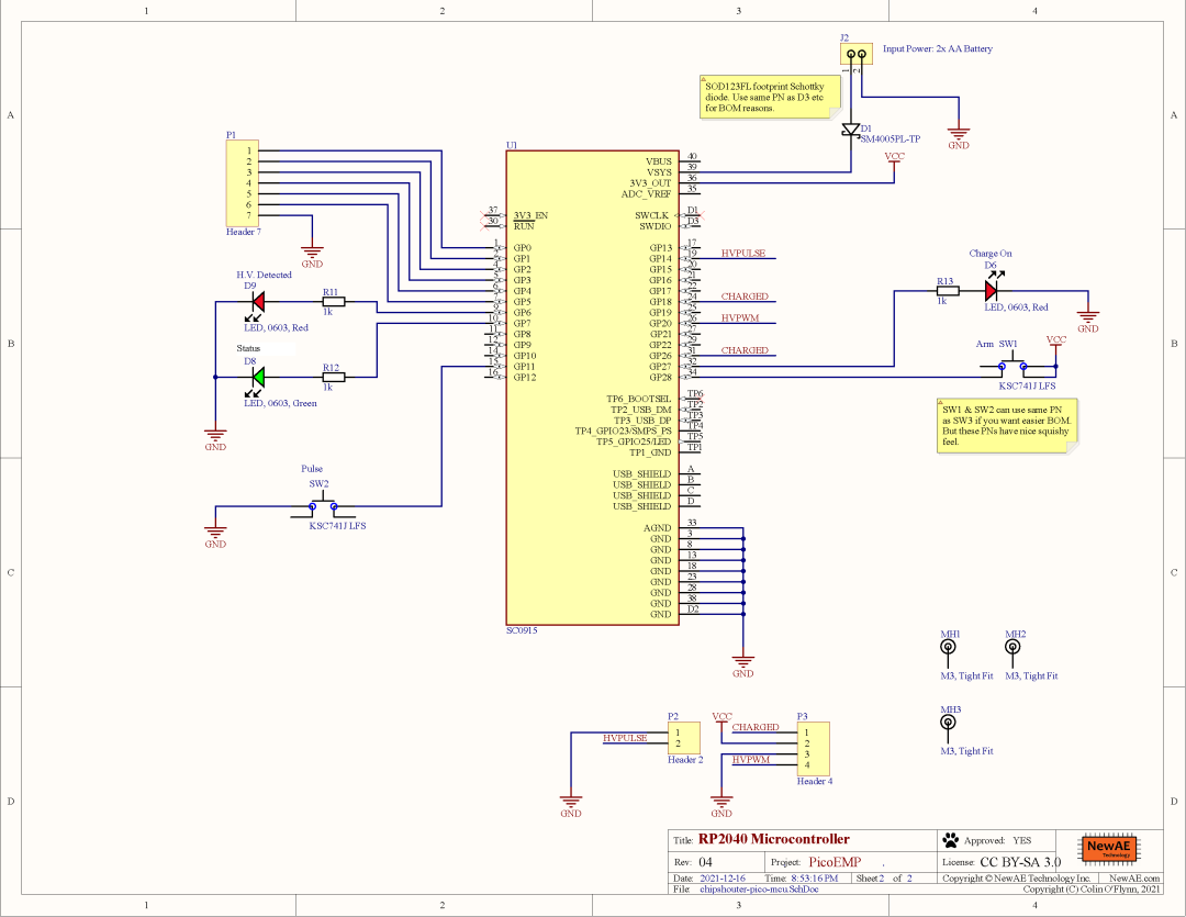 PicoEMP: A Compact and Low-Cost Open Source Electromagnetic Fault Injection Tool for Embedded Projects