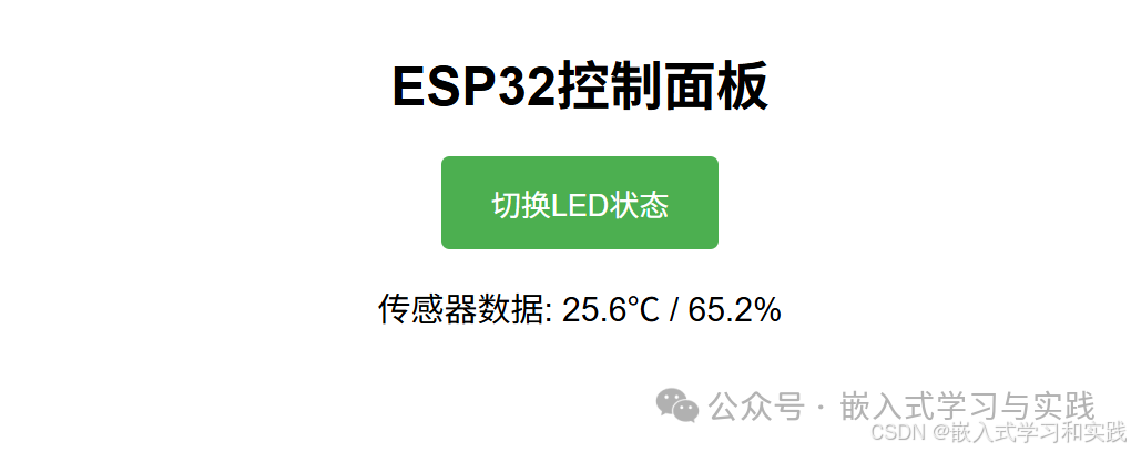Designing a Web Server Based on ESP-IDF for ESP32
