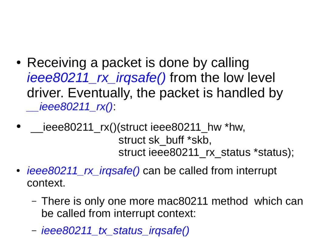 Advanced Topics in Linux Kernel Networking: Linux Wireless
