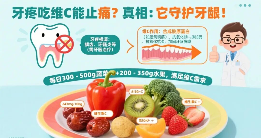 Can Vitamin C Relieve Toothache? Nutritionist Reveals the Truth: It Protects This Area!