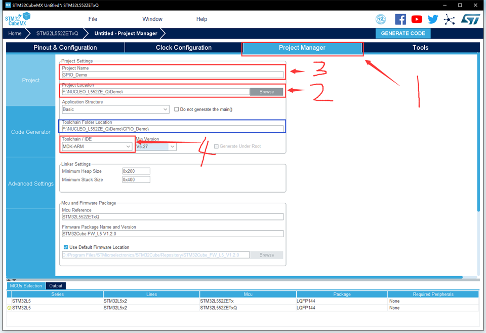 Sharing | My First STM32L552 Development Board