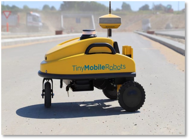 Application of Topcon TinySurveyor Automatic Marking Robot in Road Marking